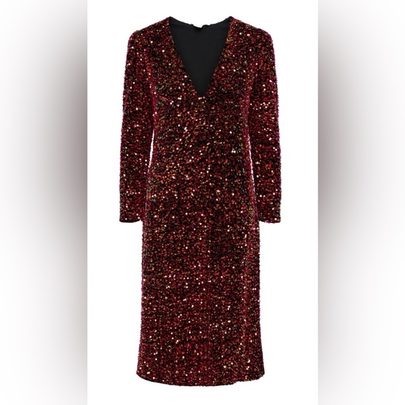 Y.A.S Exquisite sequins midi dress - Picture 2 of 4